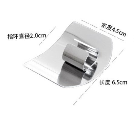 ステンレス製フィンガーガード ｜切傷防止・サイズ調節可能・キッチン用安全プロテクター