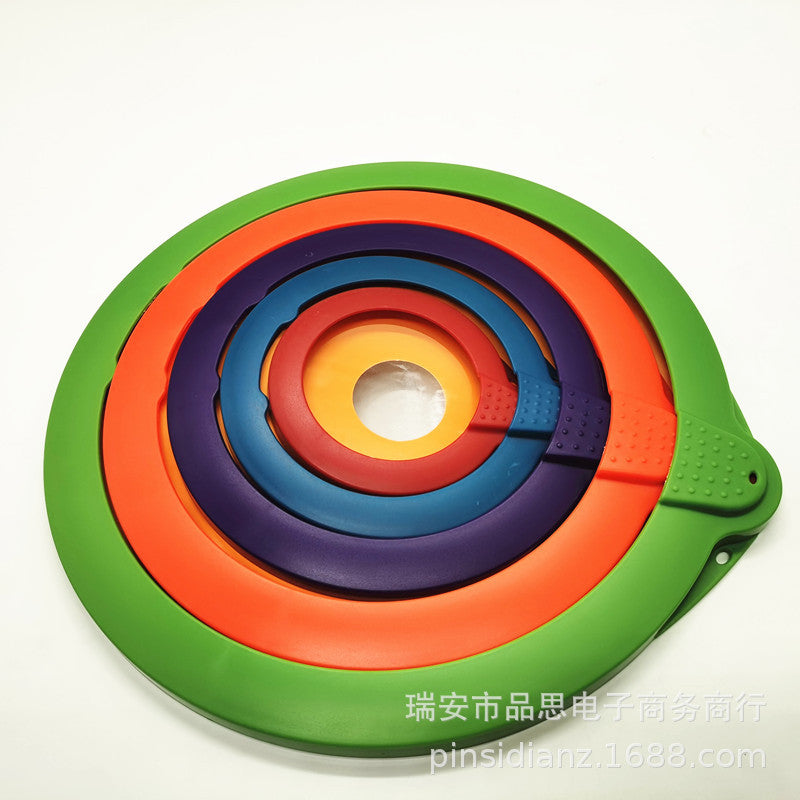 エラスティック食品カバー｜再利用できる密閉フタ・ボウル＆鍋用シリコンリッド 5枚セット