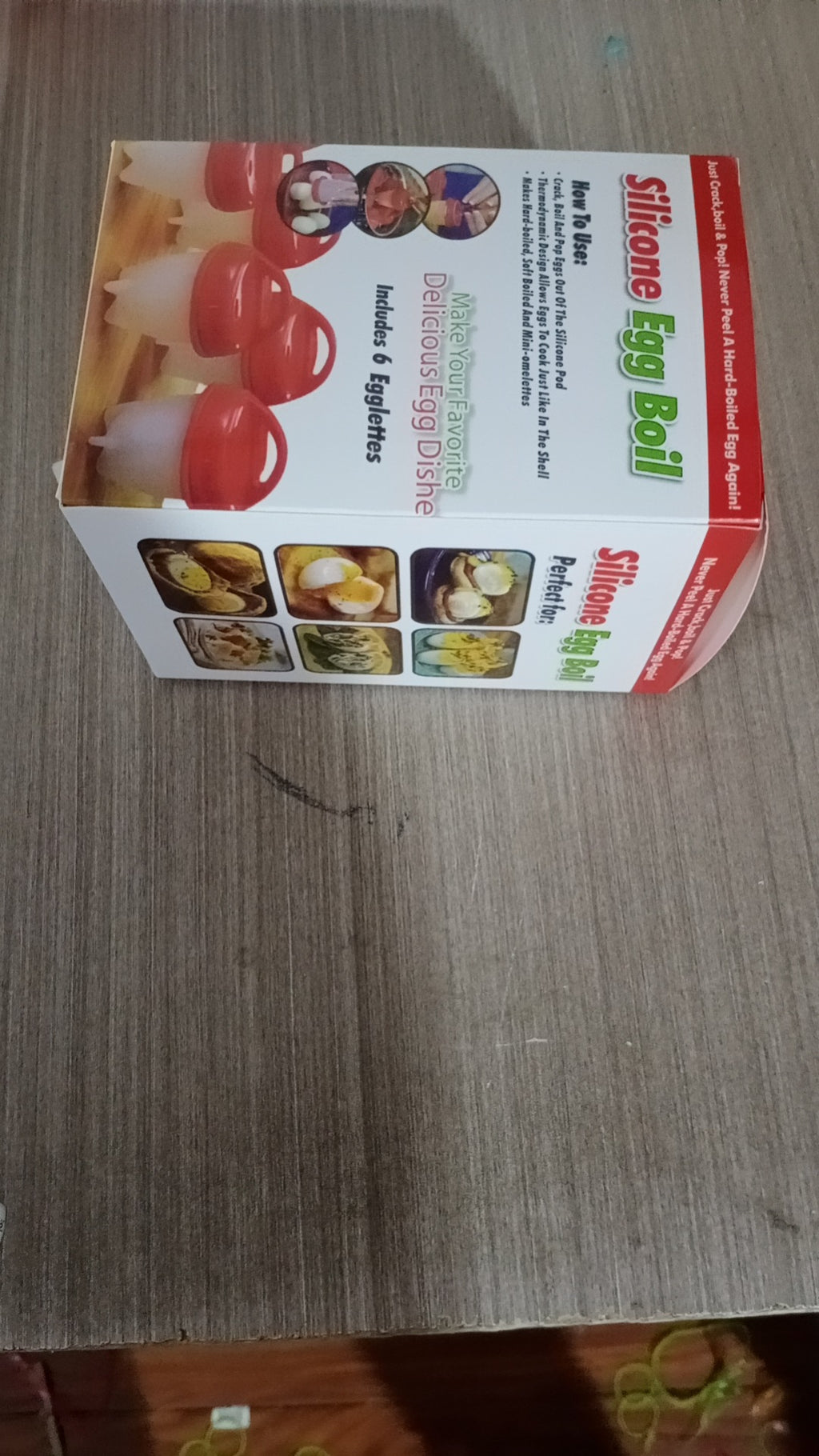 卵型シリコンスチームカップ｜ゆで卵調理＆アイストレー兼用キッチンツール（6個セット）