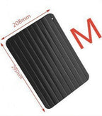 忘れても安心！超高速解凍プレート｜自然解凍より圧倒的に早いエコ＆安全な解凍板