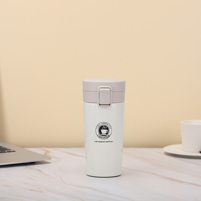 ステンレス保温マグ｜シンプルデザイン携帯コーヒーカップ