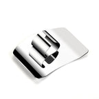 ステンレス製フィンガーガード ｜切傷防止・サイズ調節可能・キッチン用安全プロテクター