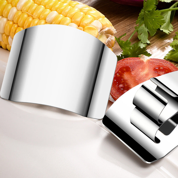 ステンレス製フィンガーガード ｜切傷防止・サイズ調節可能・キッチン用安全プロテクター