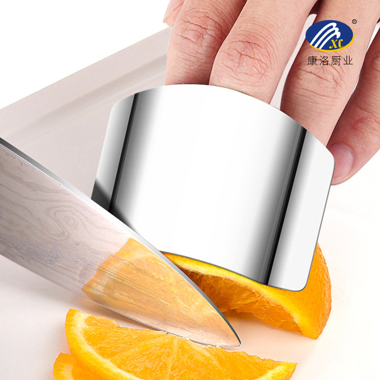 ステンレス製フィンガーガード ｜切傷防止・サイズ調節可能・キッチン用安全プロテクター