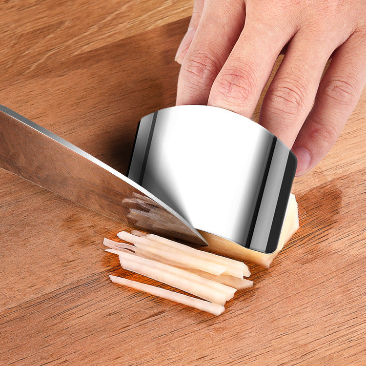 ステンレス製フィンガーガード ｜切傷防止・サイズ調節可能・キッチン用安全プロテクター