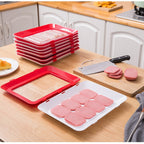 真空保存トレイ｜蓋付き・冷蔵庫収納・スタッキング可能フレッシュキープボックス