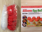卵型シリコンスチームカップ｜ゆで卵調理＆アイストレー兼用キッチンツール（6個セット）