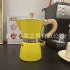 木目調モカポット コーヒーケトル｜クラシックデザイン・150ml/300ml 家庭用直火式コーヒーメーカー